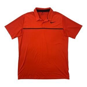 Nike Golf Shirt Mens XL Extra Large Flame Performance DriFit Mobility Remix Polo